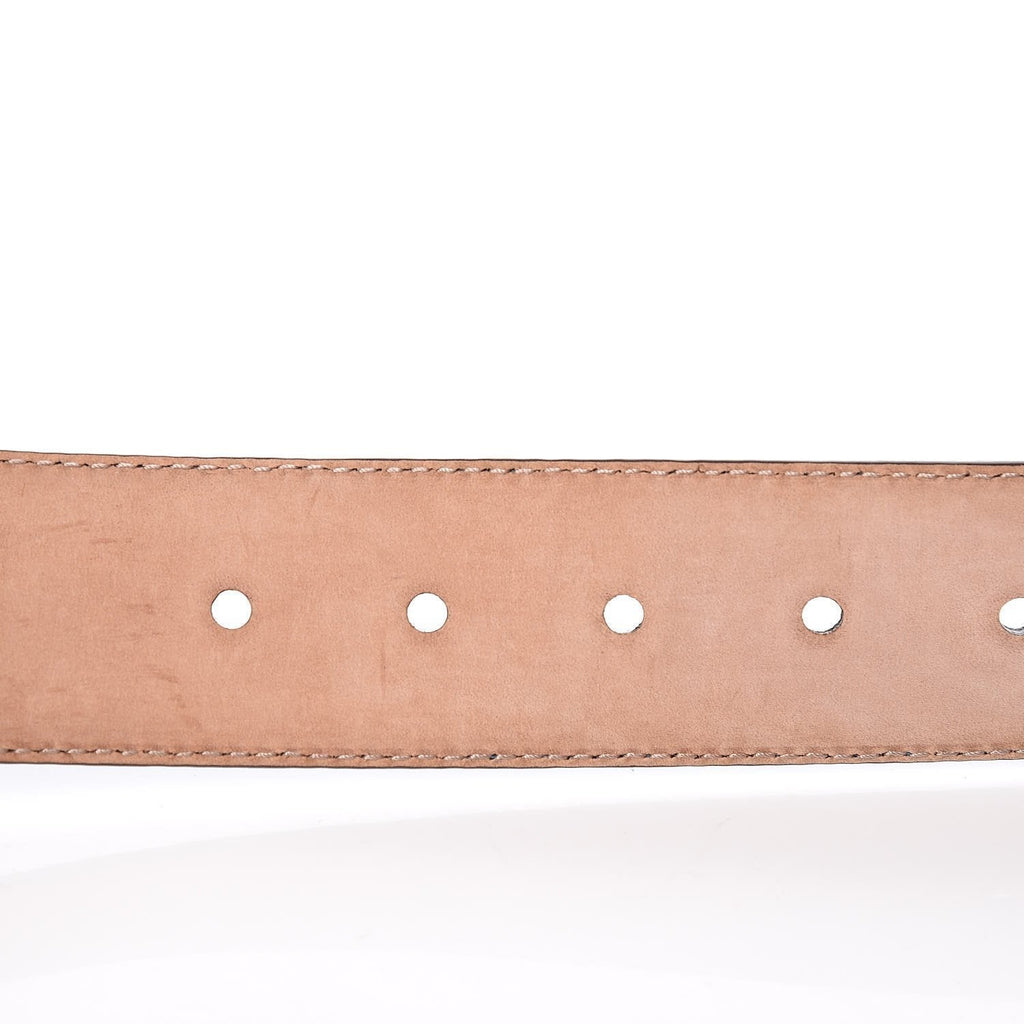 Gucci Microguccissima GG Deep Cobalt Blue Soft Margaux Leather Belt Size 90/36