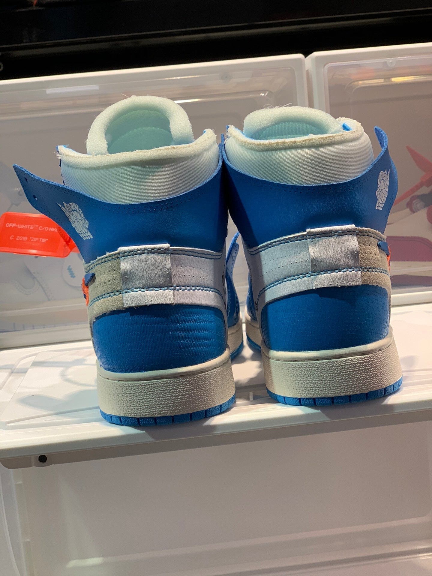 Nike X Off-White Air Jordan 1 Retro High Top Sneakers Women