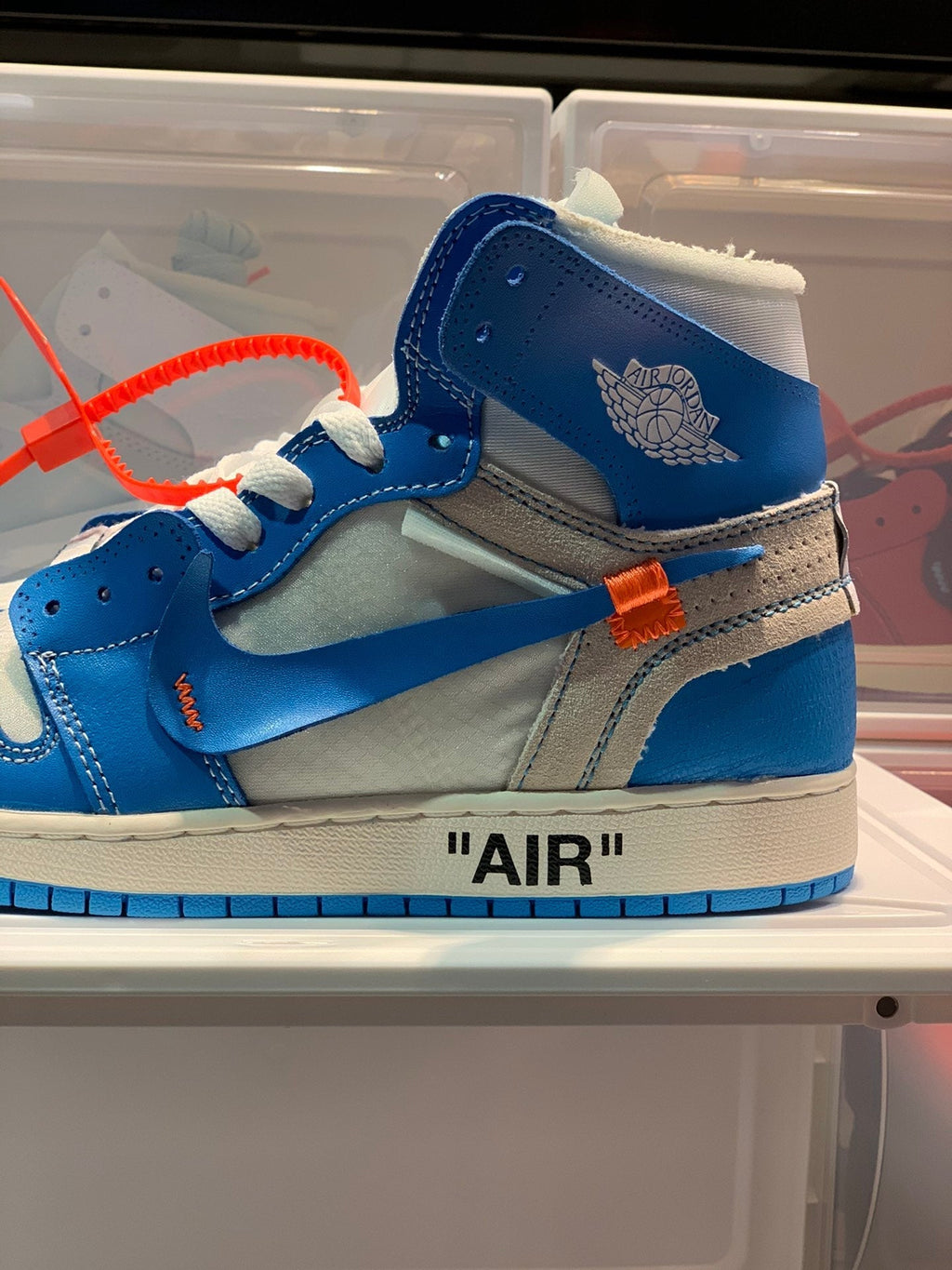 Nike X Off-White Air Jordan 1 Retro High Top Sneakers Men