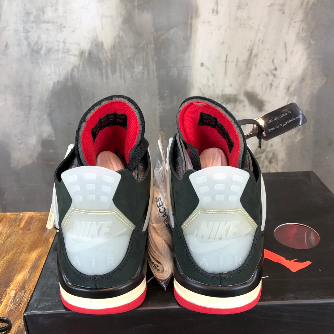 Nike Off-White x Air Jordan 4 Bred Women