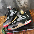 Nike Off-White x Air Jordan 4 Bred Women