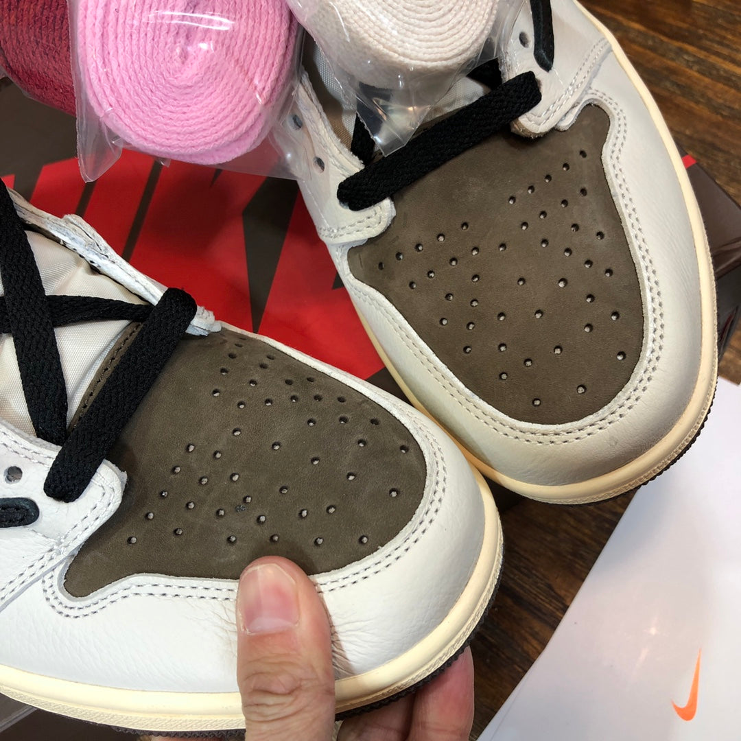 Nike Travis Scott x Air Jordan 1 AJ1 High Top Men