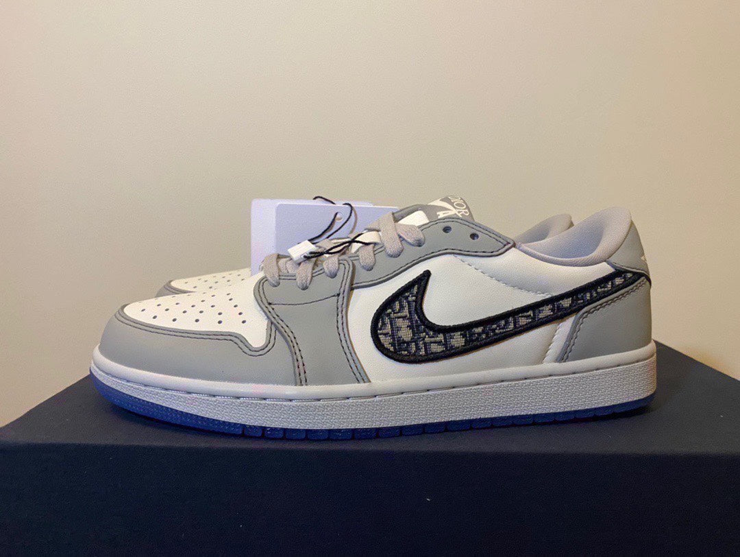 Nike Dior x Air Jordan Low Top Grey Men