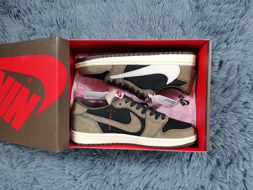 Nike Travis Scott x Air Jordan 1 Low AJ1 Brown Men