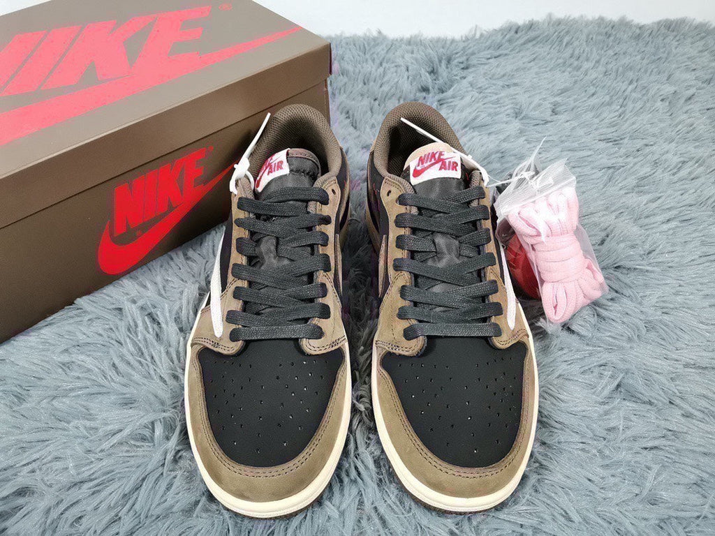 Nike Travis Scott x Air Jordan 1 Low AJ1 Brown Men