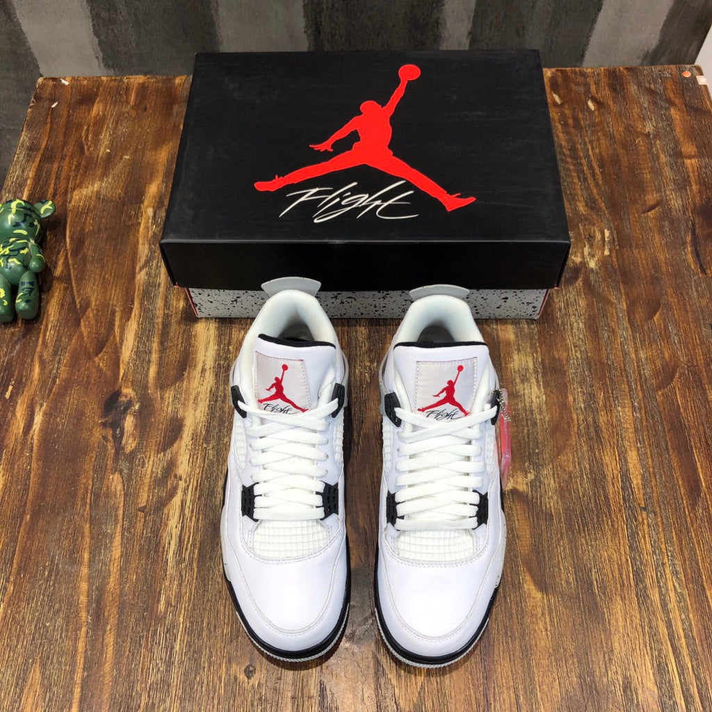 Nike Air Jordan 4 Fight Retro White Cement Women