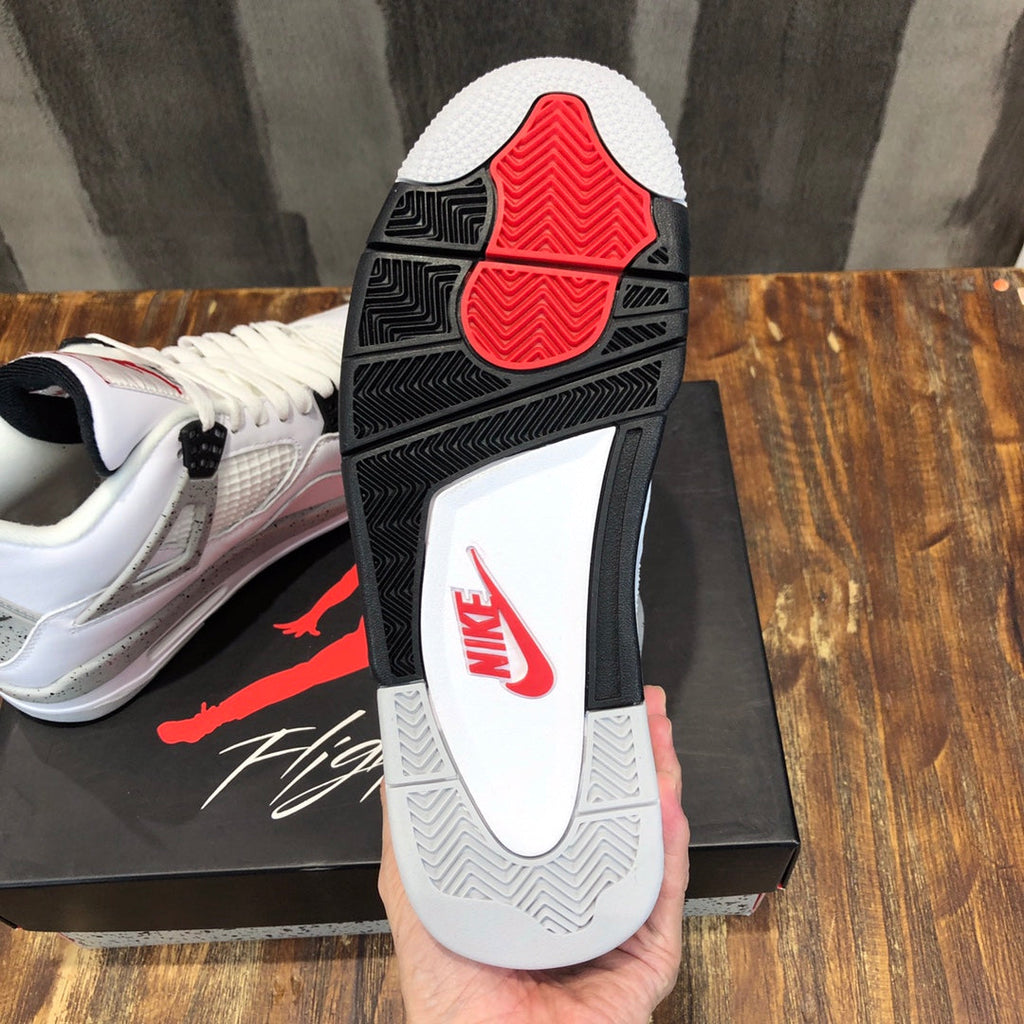 Nike Air Jordan 4 Fight Retro White Cement Women