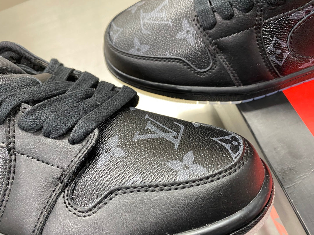 Louis Vuitton Nike Air Force 1 Black Men