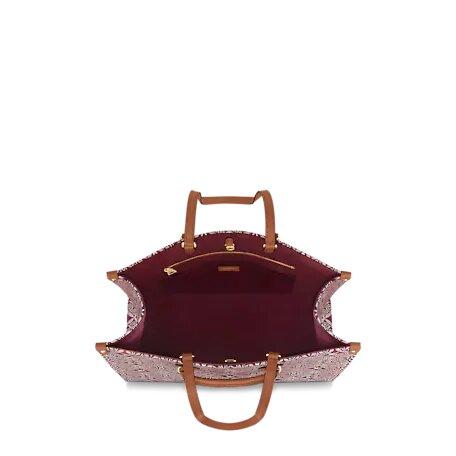 Louis Vuitton SINCE 1854 ONTHEGO GM Bag Bordeaux