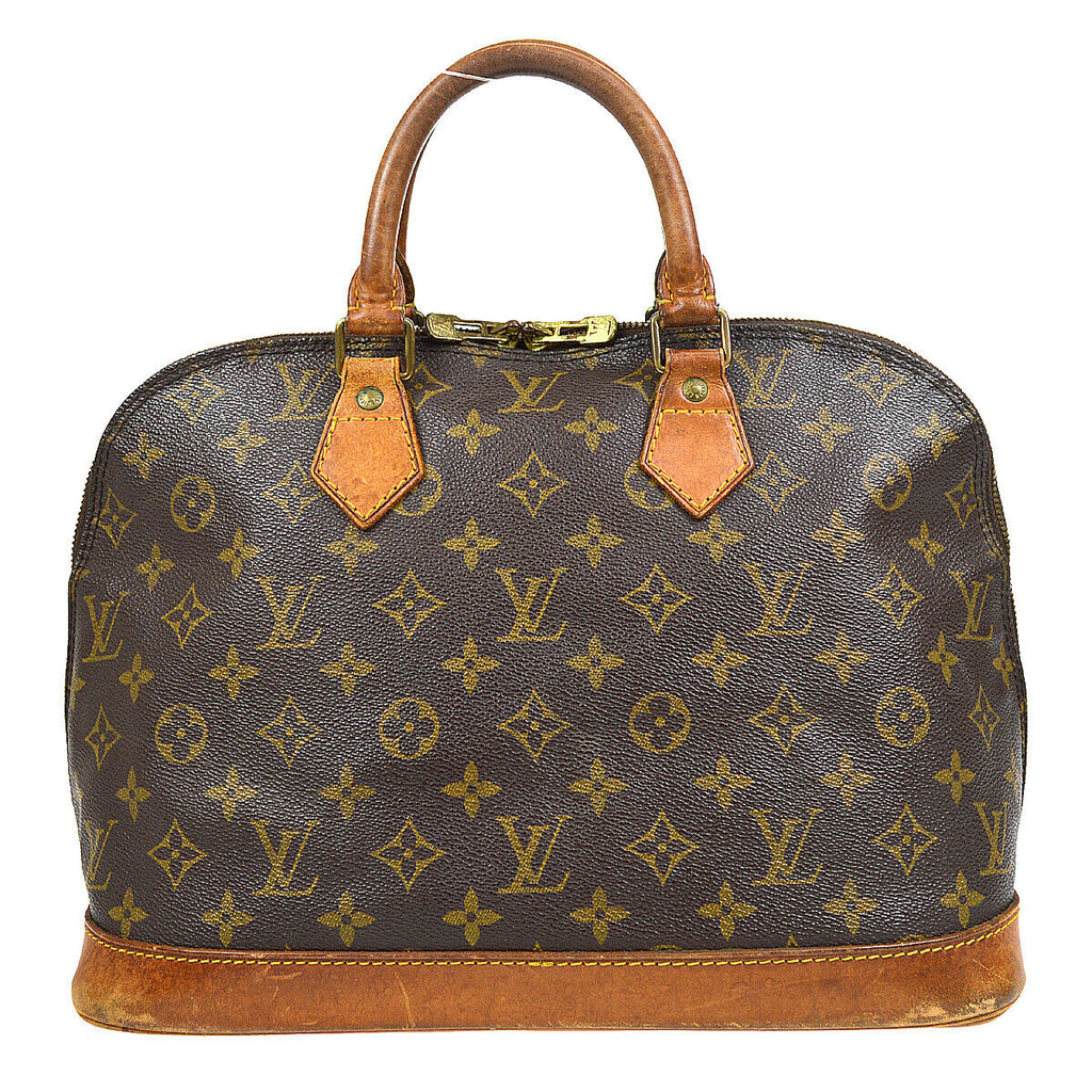 Louis Vuitton Alma Hand Bag Brown