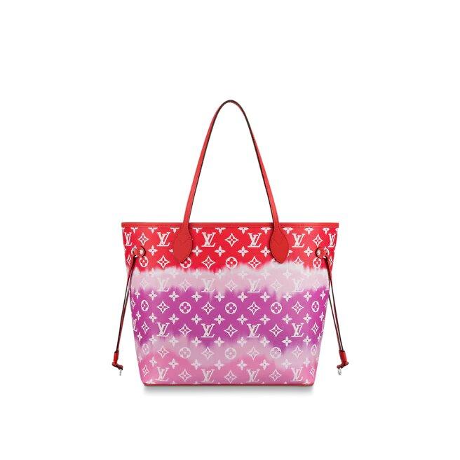 Louis Vuitton ESCALE NEVERFULL MM Red