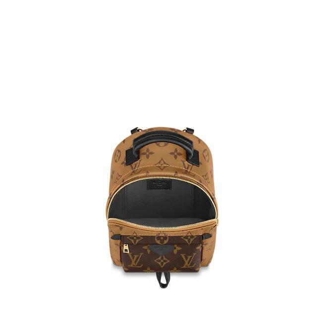 Louis Vuitton PALM SPRINGS MINI Monogram Reverse coated canvas
