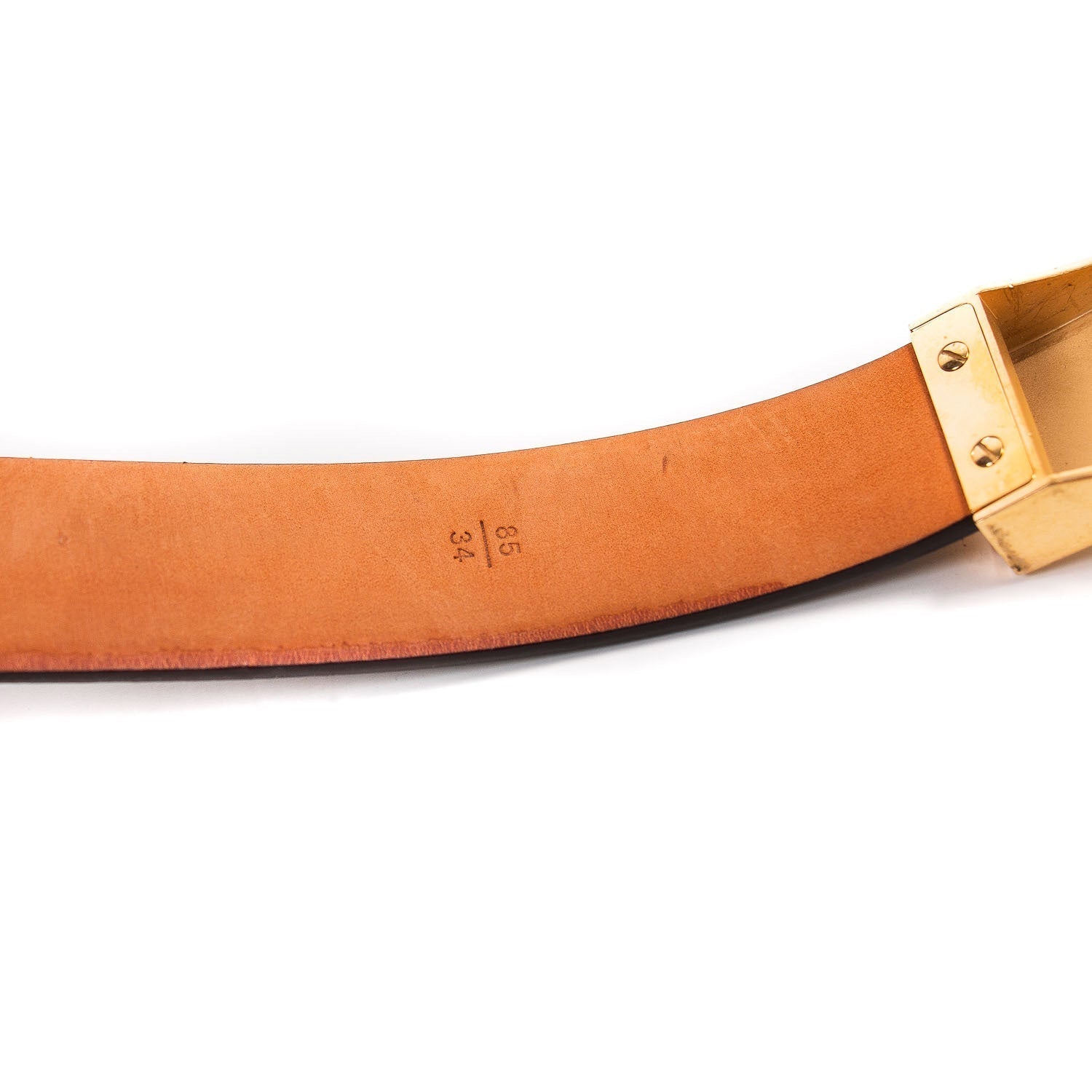 Louis Vuitton Damier Ebene Carre Ceinture Belt
