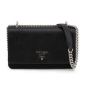 Saffiano Leather Medium Clutch Bag