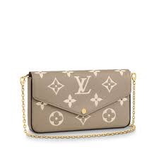 Louis Vuitton FÉLICIE POCHETTE Tourterelle Gray
