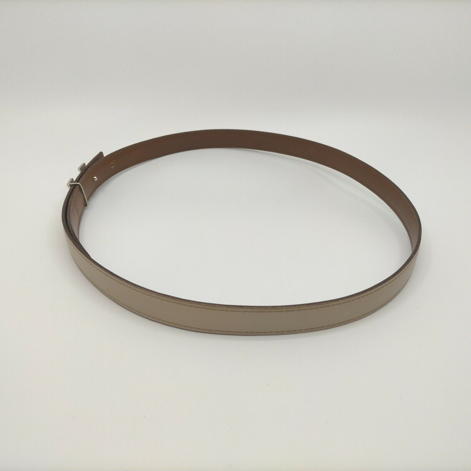 Hermès Beige Constance Swift Togo Mini 75 Belt
