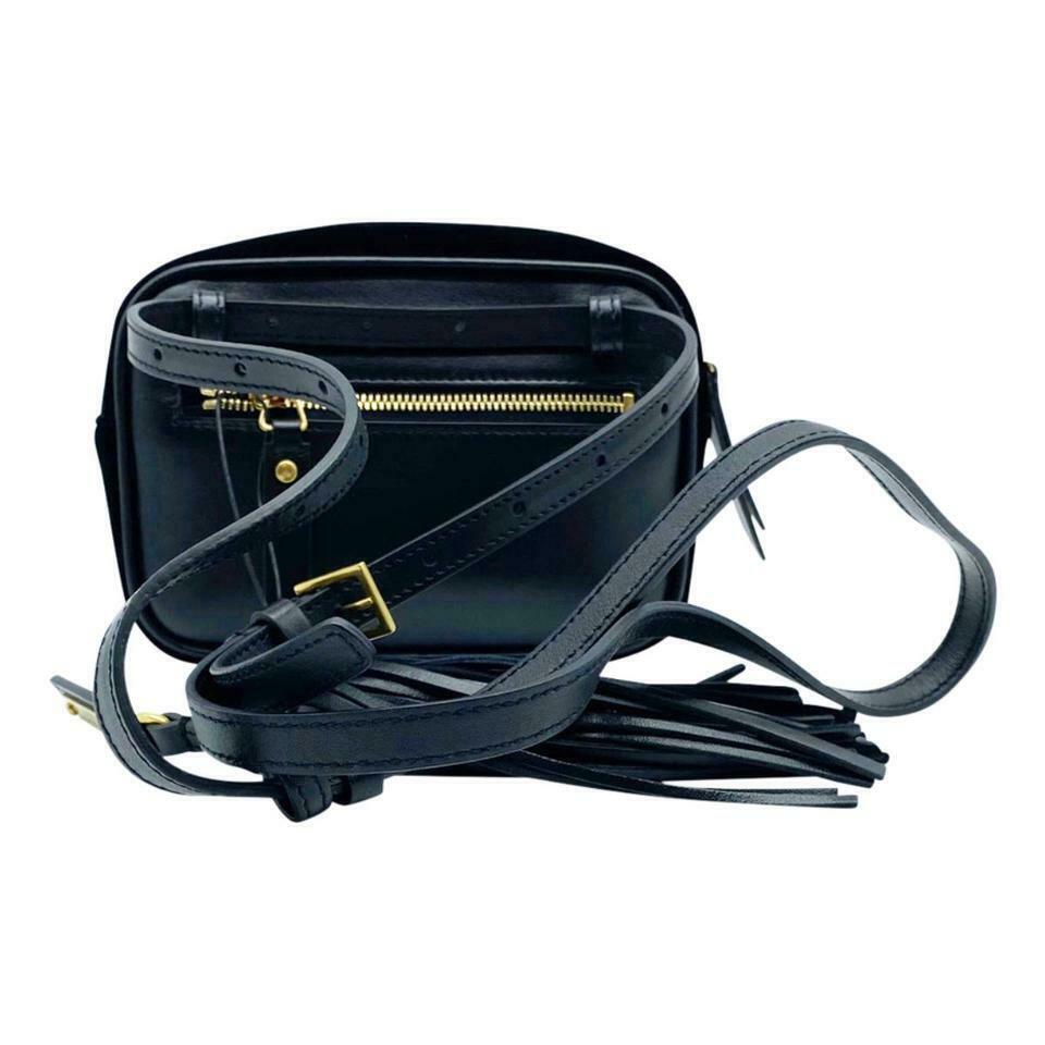 Saint Laurent Monogram Lou Camera Belt Quilted Leather Black Velvet Cross Body