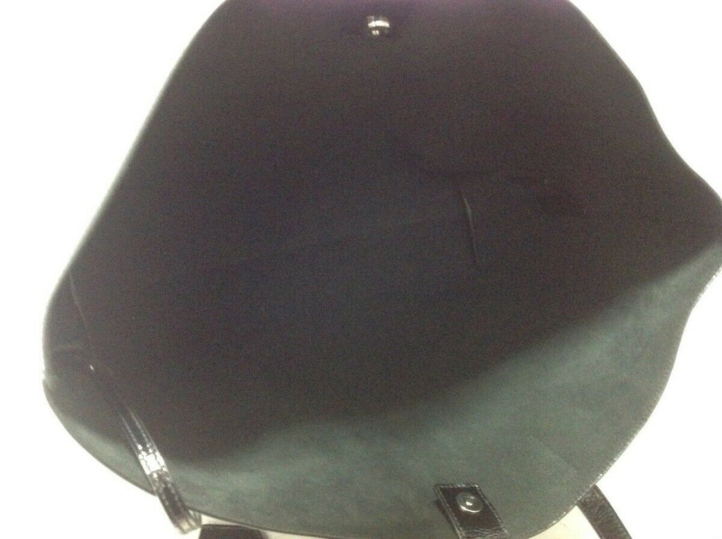 Saint Laurent Bag Shopping Calfskin Large Black Patent Leather Tote