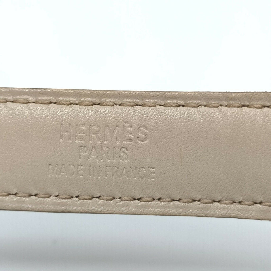 Hermès Beige Constance Swift Togo Mini 75 Belt