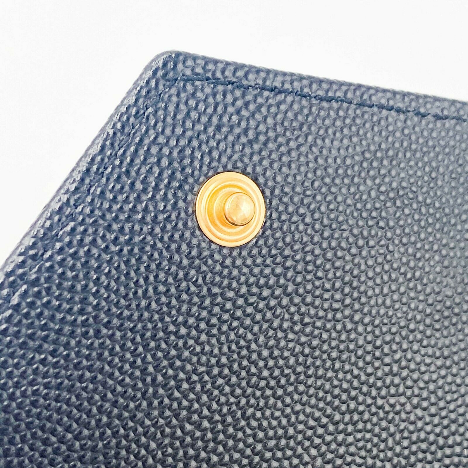 Saint Laurent Chain Wallet Medium Woc Monogram Black Leather Crossbody GHW