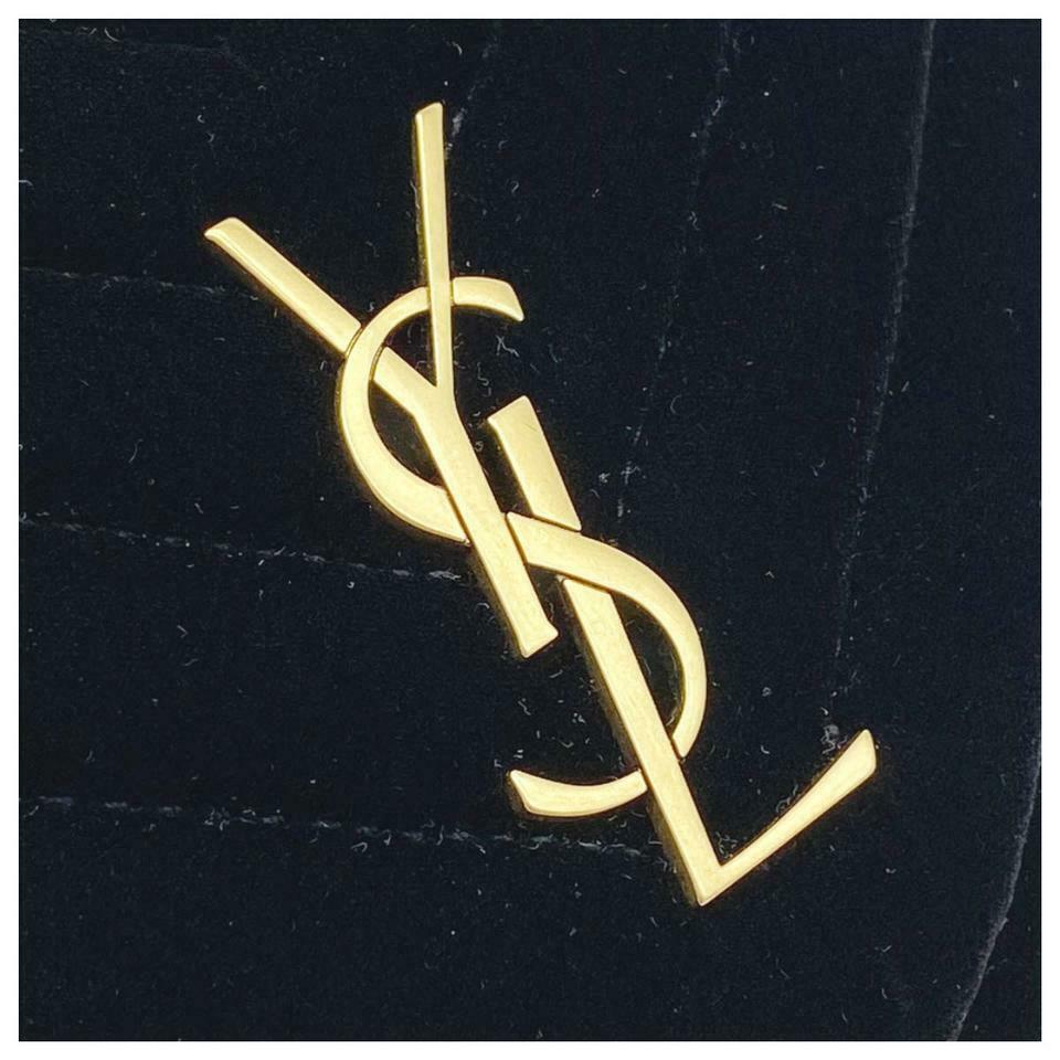 Saint Laurent Monogram Lou Camera Belt Quilted Leather Black Velvet Cross Body