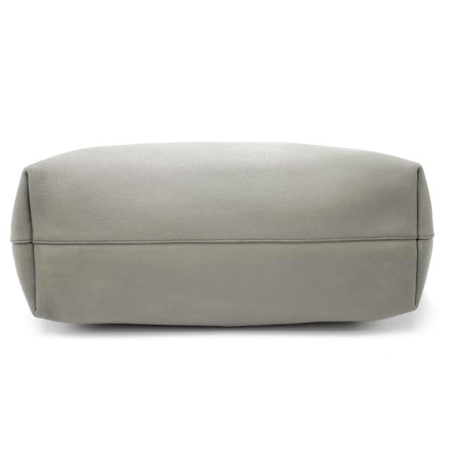 Saint Laurent Bag Shopping Large Monogram Shopper Grey Calfskin Leather Tote