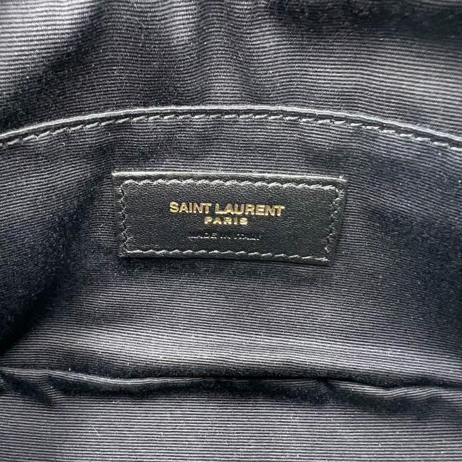 Saint Laurent Camera Belt Lou Quilted Monogram Light Gold Leather Cross Body Bag
