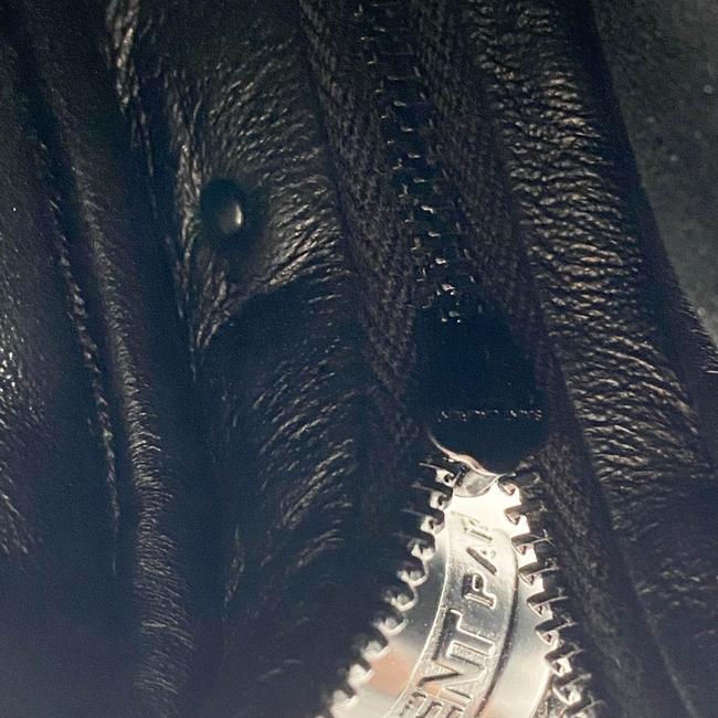Saint Laurent Camera Lou Grain De Poudre Matelasse Monogram Mini Black Leather Shoulder Bag