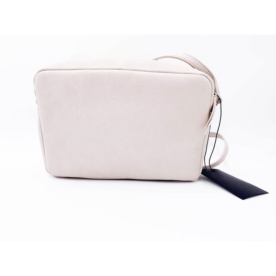 Saint Laurent Camera Lou Lambskin Monogram Small Icy White Leather Shoulder Bag