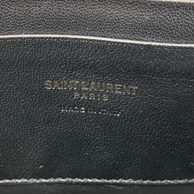 Saint Laurent Camera Lou Matelasse Monogram Mini Black Leather Shoulder Bag