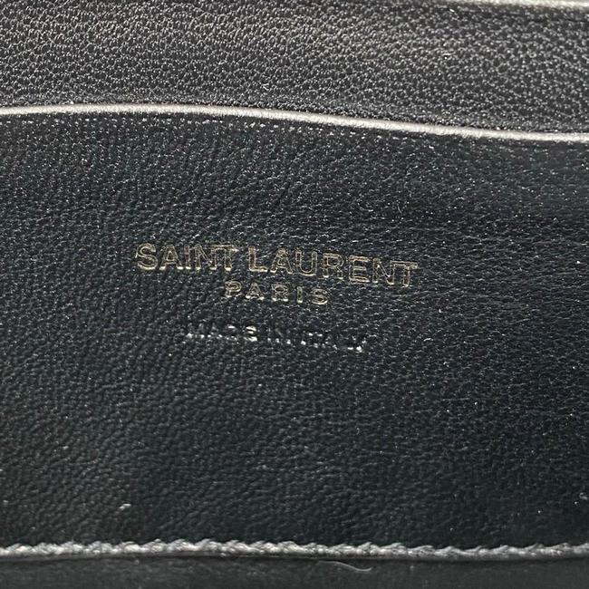 Saint Laurent Camera Lou Matelasse Monogram Mini Black Leather Shoulder Bag