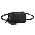 Saint Laurent Camera Monogram Loulou Belt Lou Matelasse Black Leather Messenger Bag