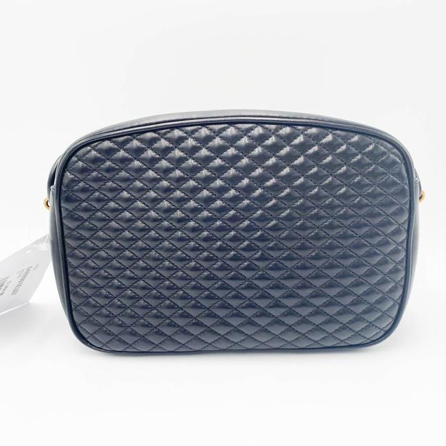 Saint Laurent Camera Victoire Quilted Black Leather Shoulder Bag
