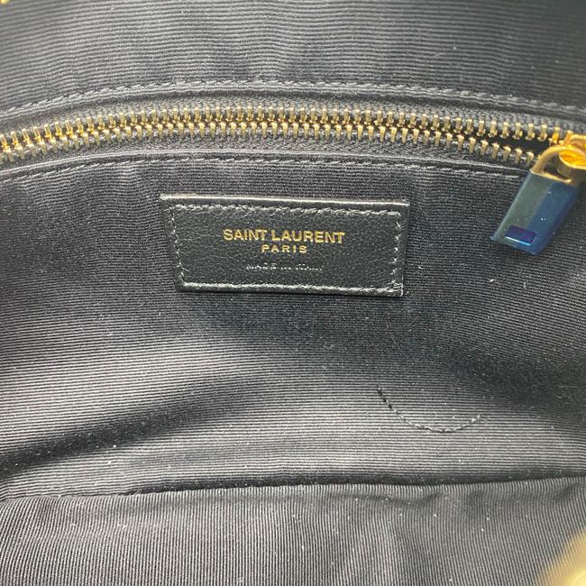 Saint Laurent Camera Victoire Quilted Black Leather Shoulder Bag