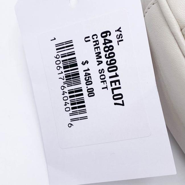 Saint Laurent Camera Victoire Quilted Off-white 2021 White Leather Shoulder Bag