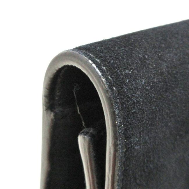 Saint Laurent Cassandre Classic Monogram Tassel Black Suede Clutch