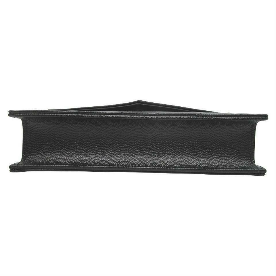 Saint Laurent Chain Wallet Envelope Woc Monogram Black Leather Cross Body Bag