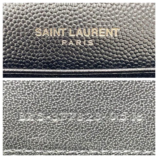 Saint Laurent Chain Wallet Monogram Medium Noir Black Leather Cross Body Bag