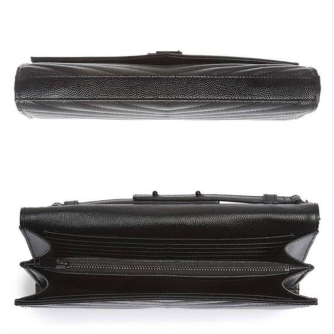 Saint Laurent Chain Wallet Monogram Medium Noir Black Leather Cross Body Bag
