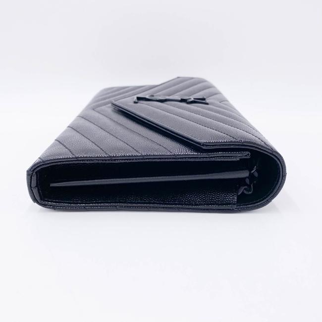 Saint Laurent Chain Wallet Monogram Medium Noir Black Leather Cross Body Bag