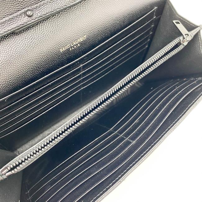 Saint Laurent Chain Wallet Monogram Medium Noir Black Leather Cross Body Bag