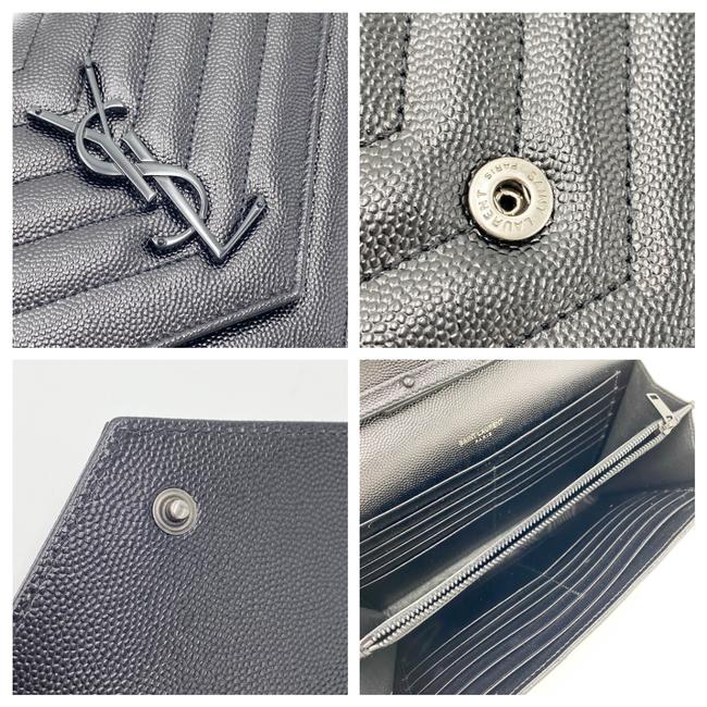Saint Laurent Chain Wallet Monogram Medium Noir Black Leather Cross Body Bag