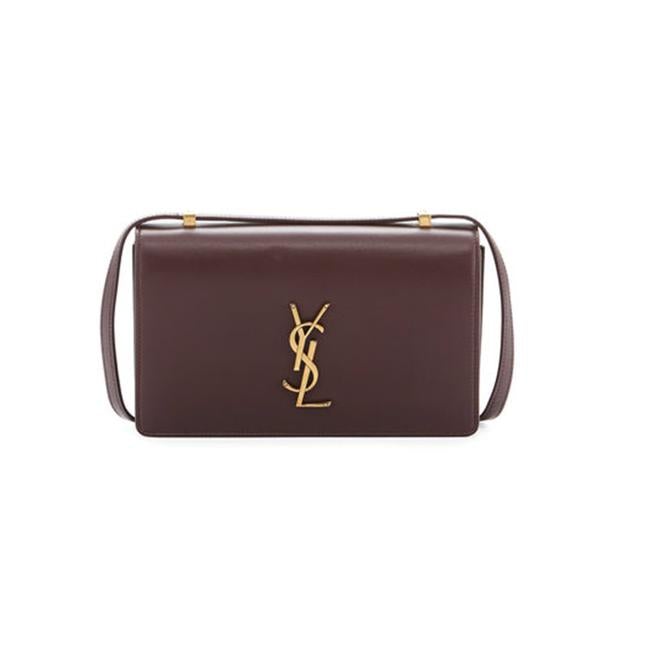 Saint Laurent Chain Wallet Monogram Small Dylan Red Calfskin Leather Shoulder Bag