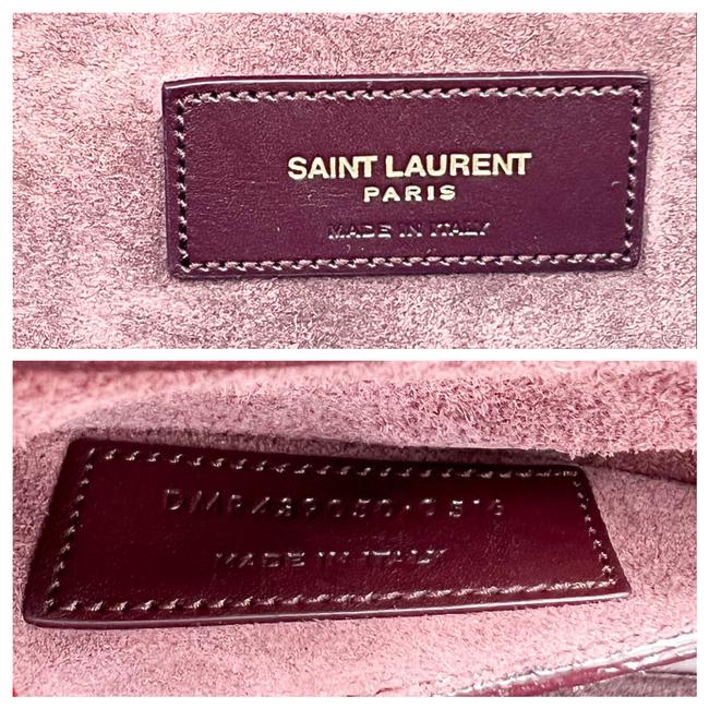 Saint Laurent Chain Wallet Monogram Small Dylan Red Calfskin Leather Shoulder Bag
