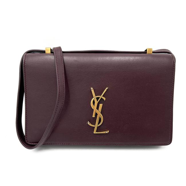 Saint Laurent Chain Wallet Monogram Small Dylan Red Calfskin Leather Shoulder Bag