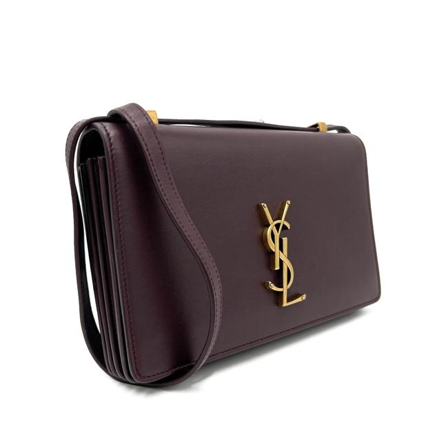 Saint Laurent Chain Wallet Monogram Small Dylan Red Calfskin Leather Shoulder Bag