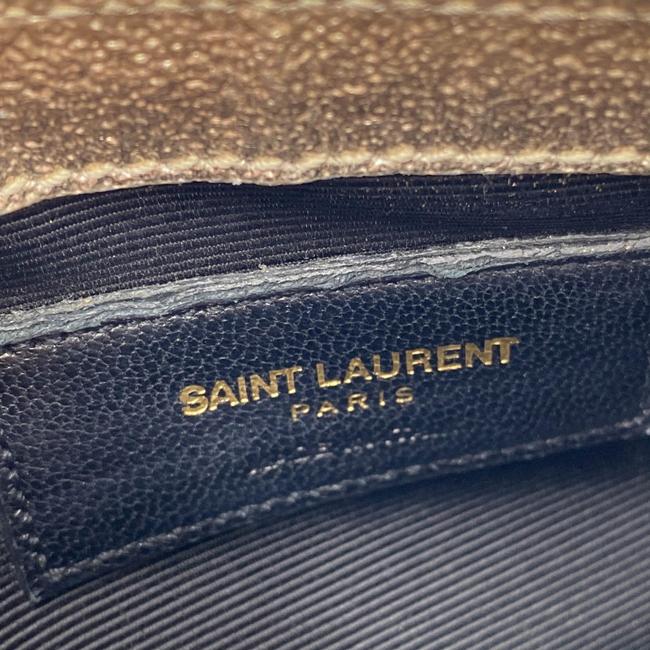 Saint Laurent College Monogram Classic Chain Wallet Matelasse Baby Chain Gold Leather Shoulder Bag