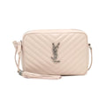 Saint Laurent Crossbody Lou Monogram Camera Pink Lambskin Leather Shoulder Bag