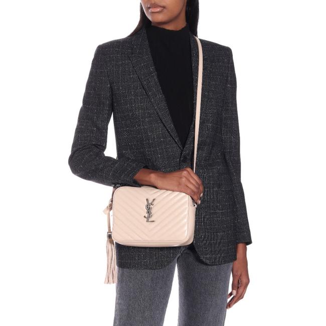 Saint Laurent Crossbody Lou Monogram Camera Pink Lambskin Leather Shoulder Bag