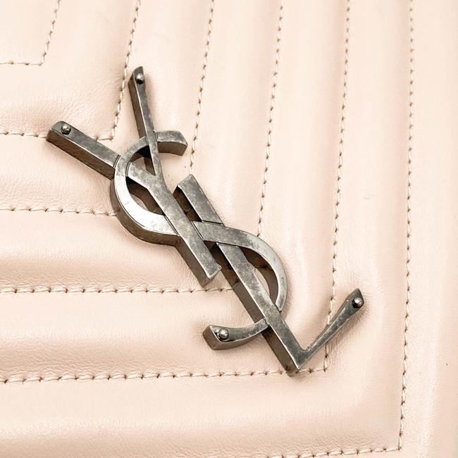 Saint Laurent Crossbody Lou Monogram Camera Pink Lambskin Leather Shoulder Bag